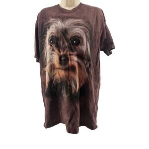 The Mountain Yorkie T-shirt Yorkshire Terrier Dog Large